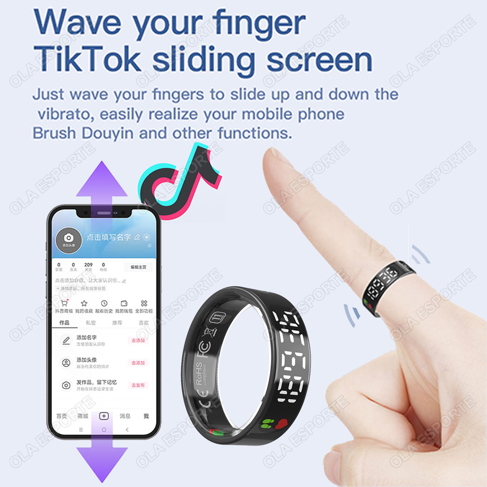 SR08 Smart Ring with Charging  - Women'S Health & Wellness Center reseña y precio