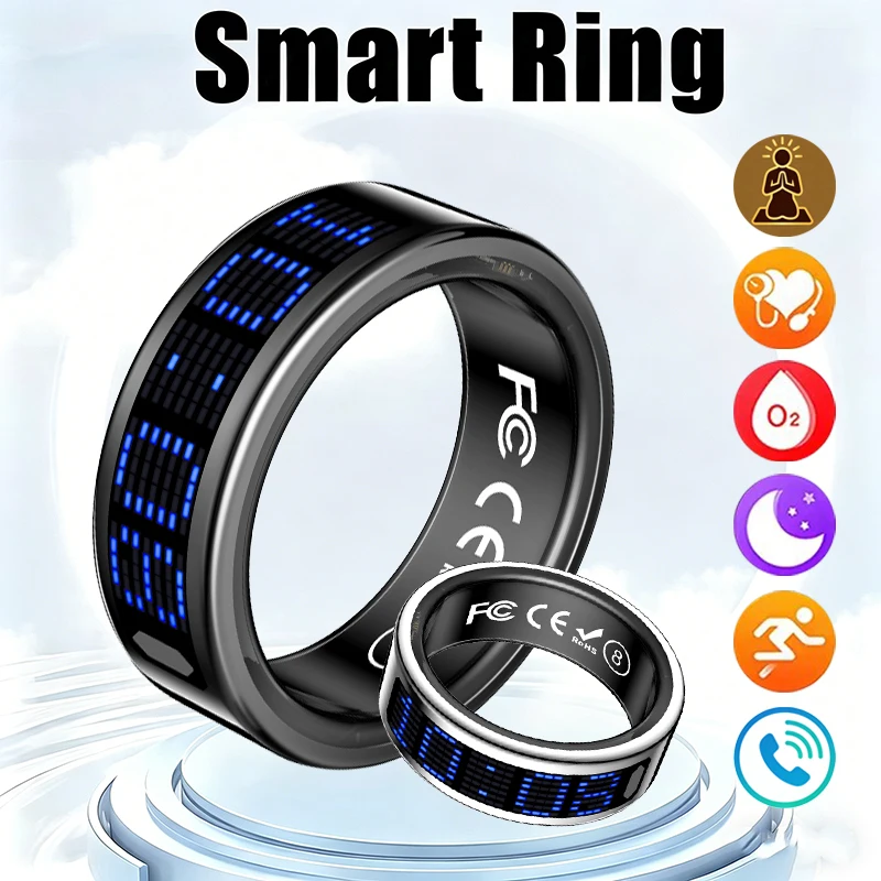New Smart Ring Blue LED Displa - Women'S Health & Wellness Center reseña y precio