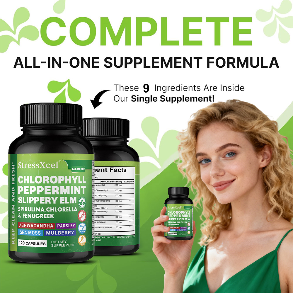 Chlorophyll Capsules, Supports - Health Wellness Day reseña y precio