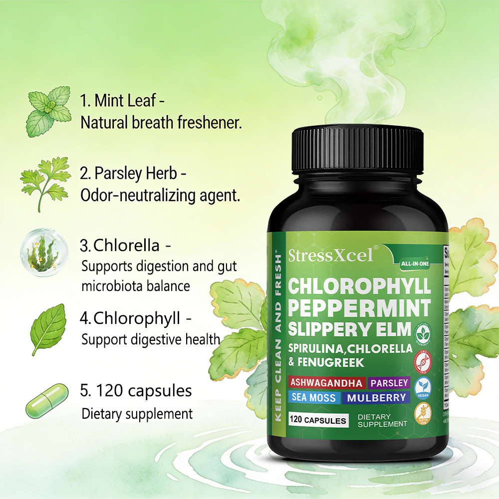 Chlorophyll Capsules, Supports - Health Wellness Day reseña y precio