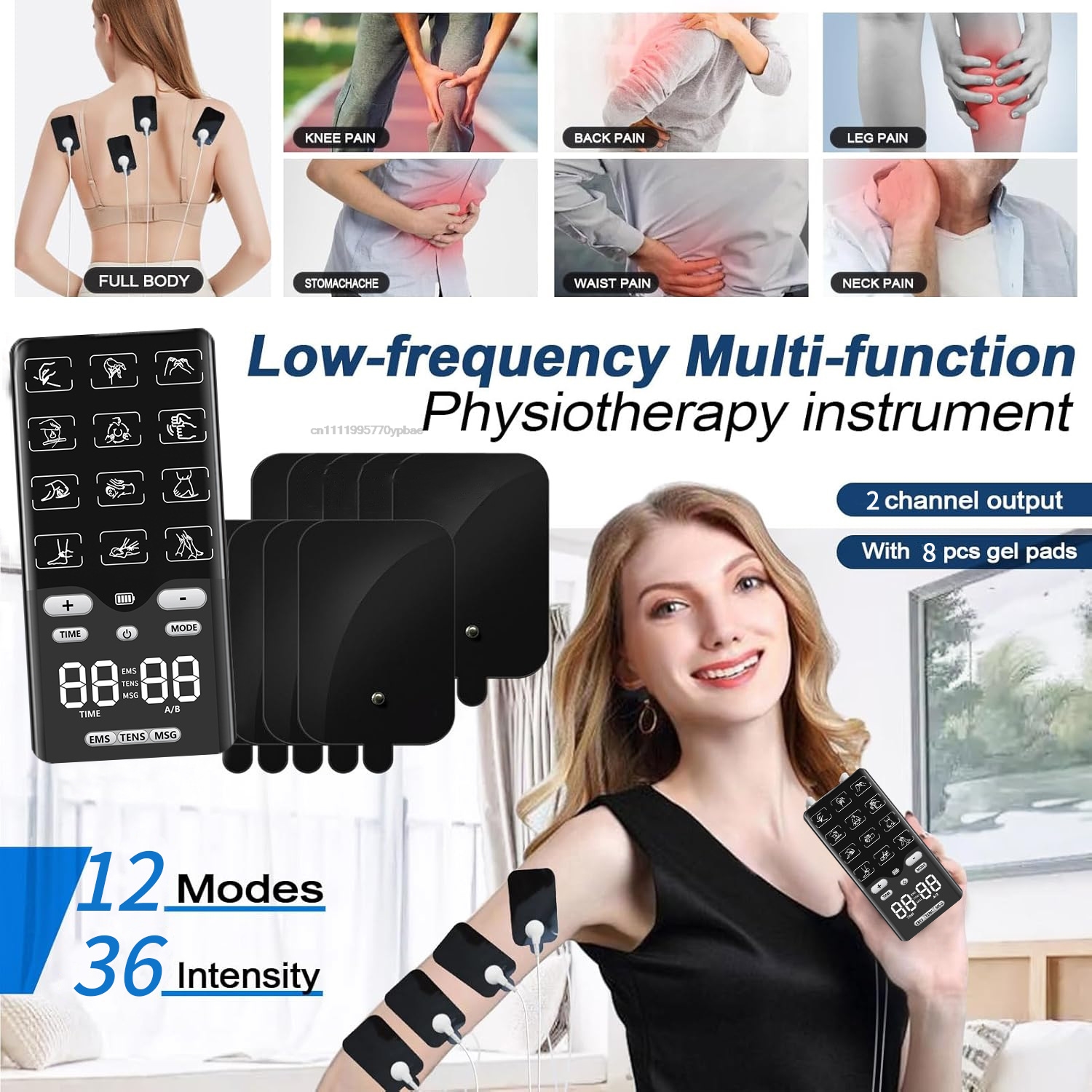 TENS-EMS Unit Muscle Stimulato - Tens Pain Relief Unit reseña y precio