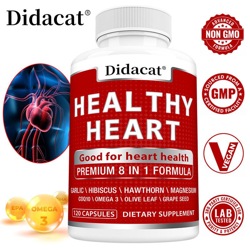 Heart Health Capsules with CoQ - Health Wellness Day reseña y precio