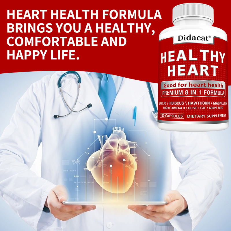 Heart Health Capsules with CoQ - Health Wellness Day reseña y precio