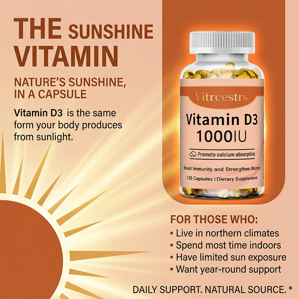 Vitamin D3 1000 IU Capsules, S - Health Wellness Day reseña y precio