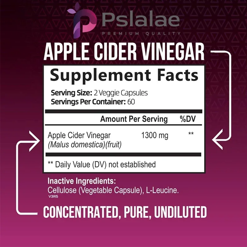Apple Cider Vinegar Capsules - - Health Wellness Day reseña y precio