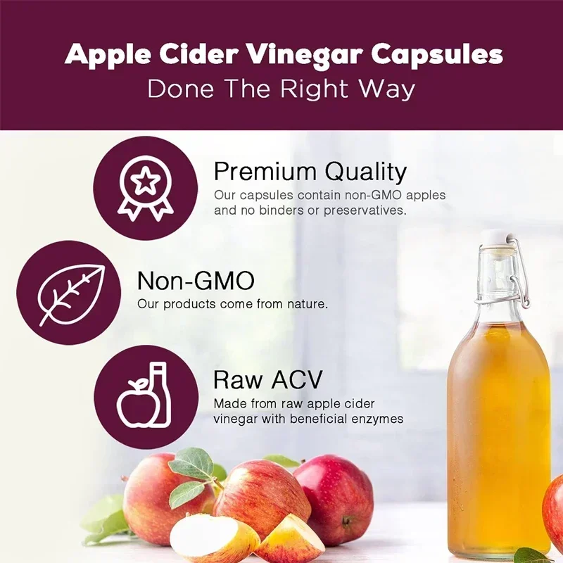 Apple Cider Vinegar Capsules - - Health Wellness Day reseña y precio