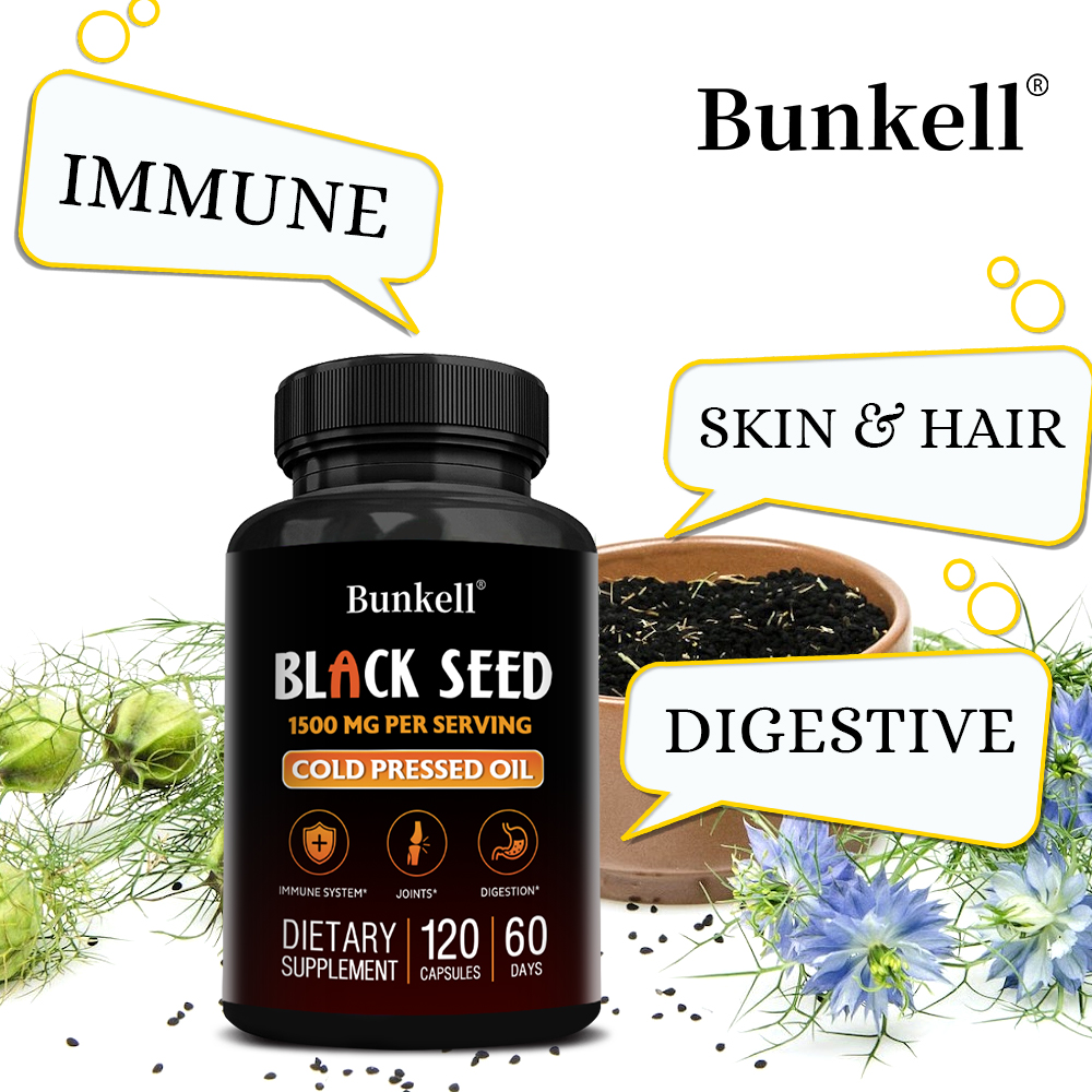 Black Seed Oil Capsules 1500mg - Health Wellness Day reseña y precio