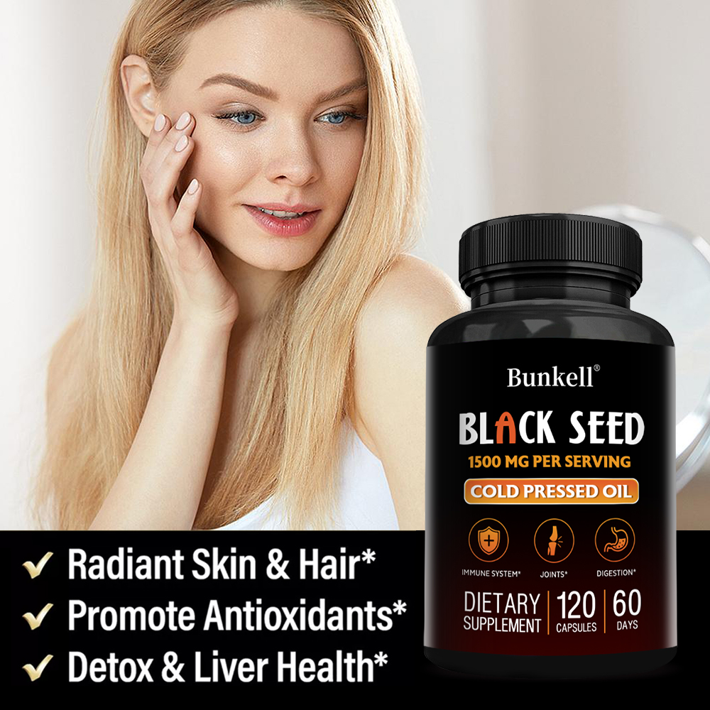 Black Seed Oil Capsules 1500mg - Health Wellness Day reseña y precio