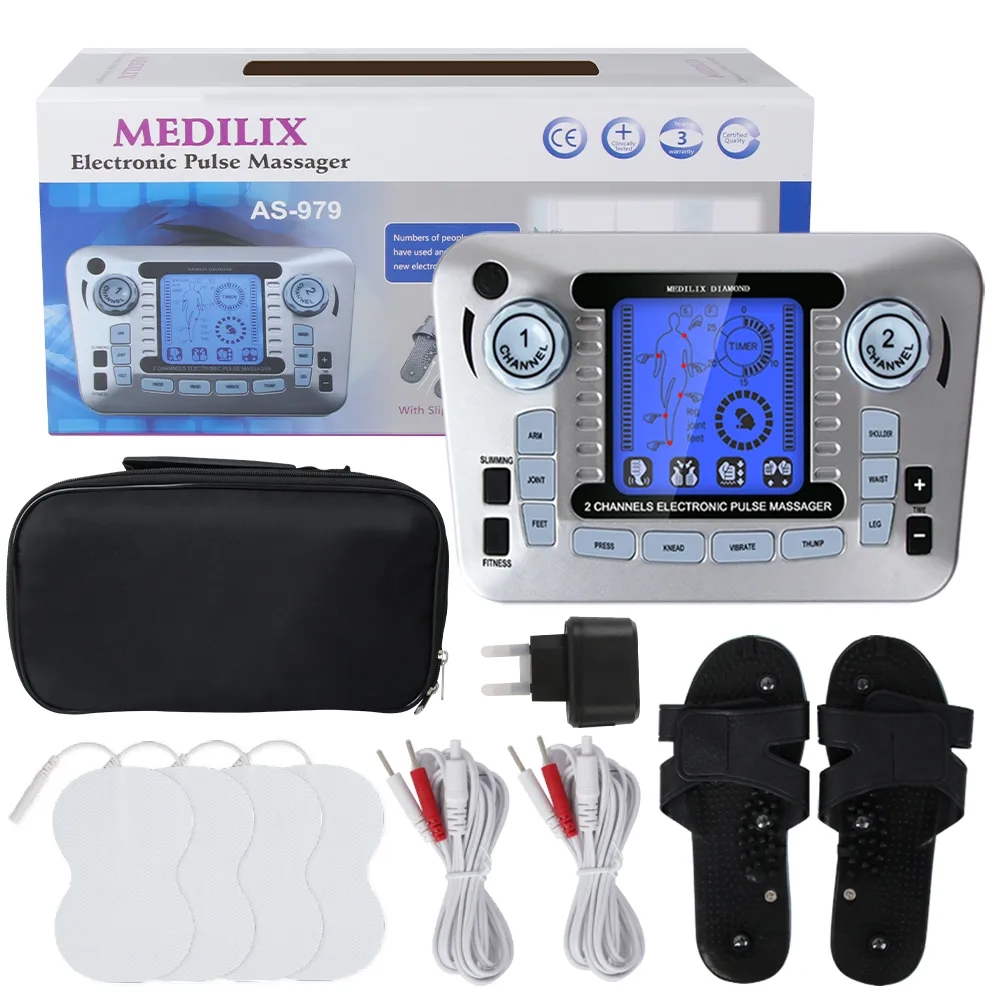 12 Modes Digital Electric Puls - Tens Pain Relief Unit reseña y precio