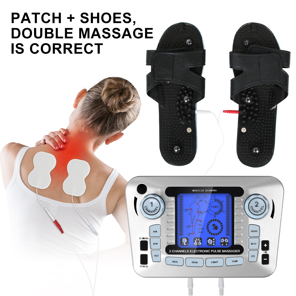 12 Modes Digital Electric Puls - Tens Pain Relief Unit reseña y precio