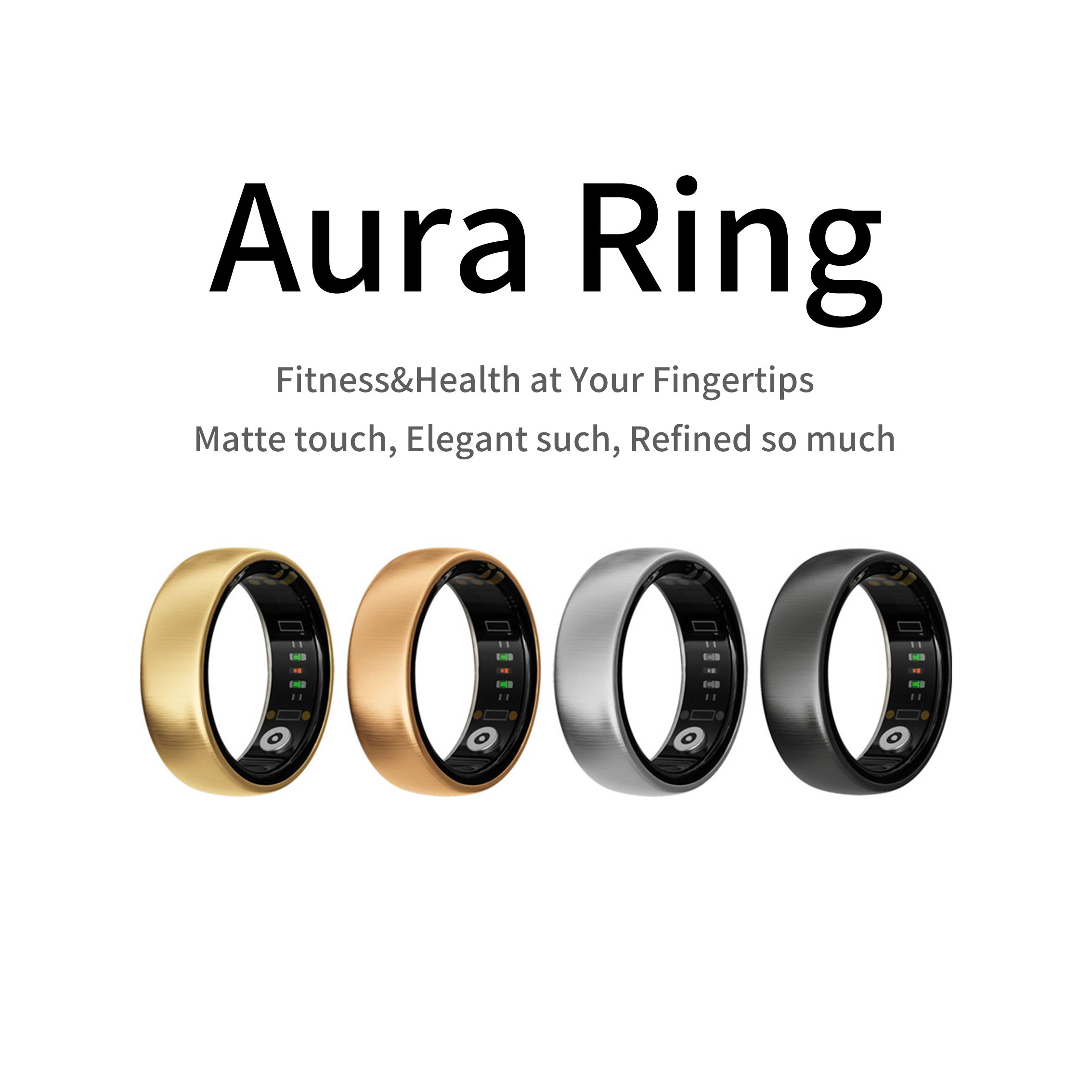 AURA Matt Smart Ring Fitness S - Women'S Health & Wellness Center reseña y precio