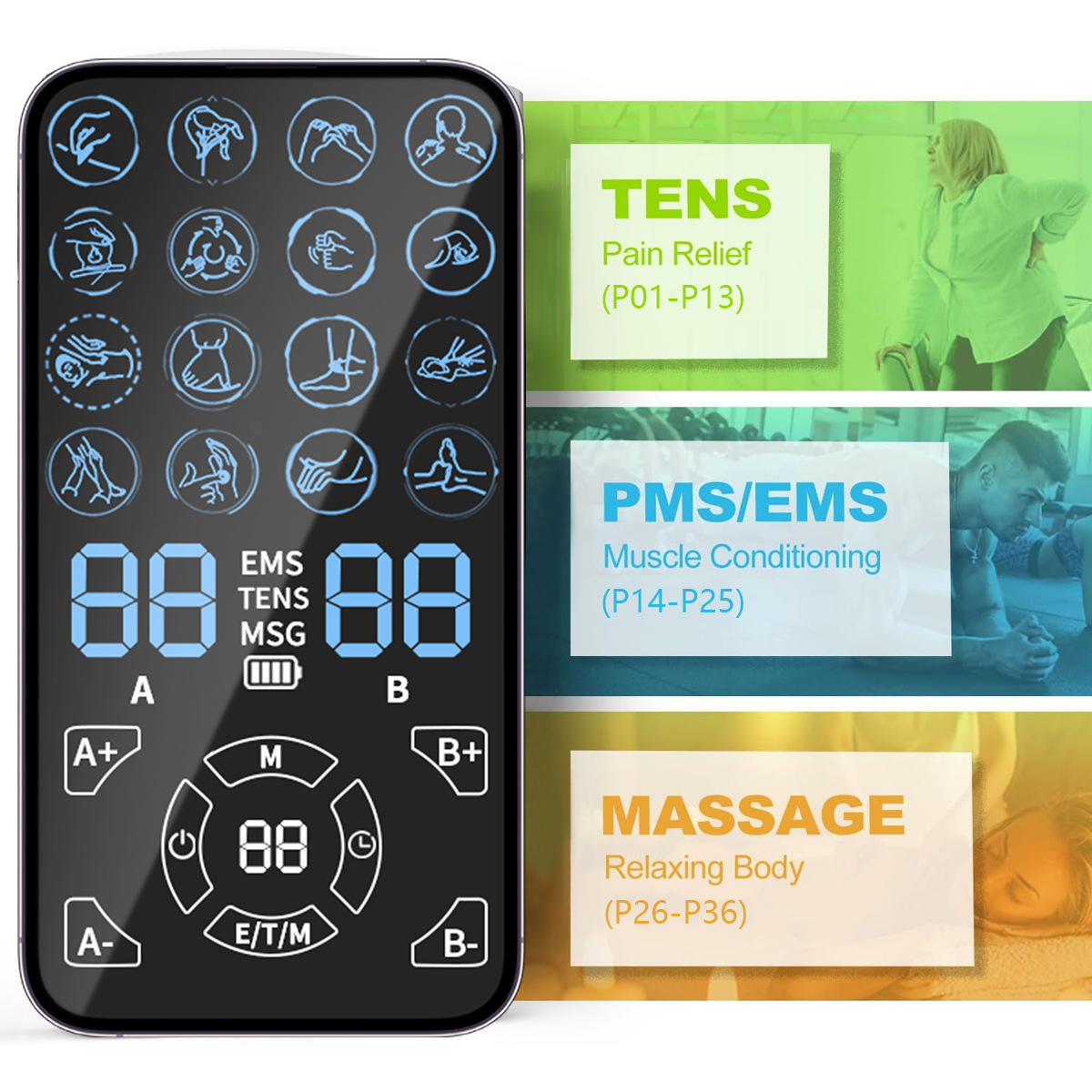 TENS Unit EMS Pain Relief Mass - Tens Pain Relief Unit reseña y precio