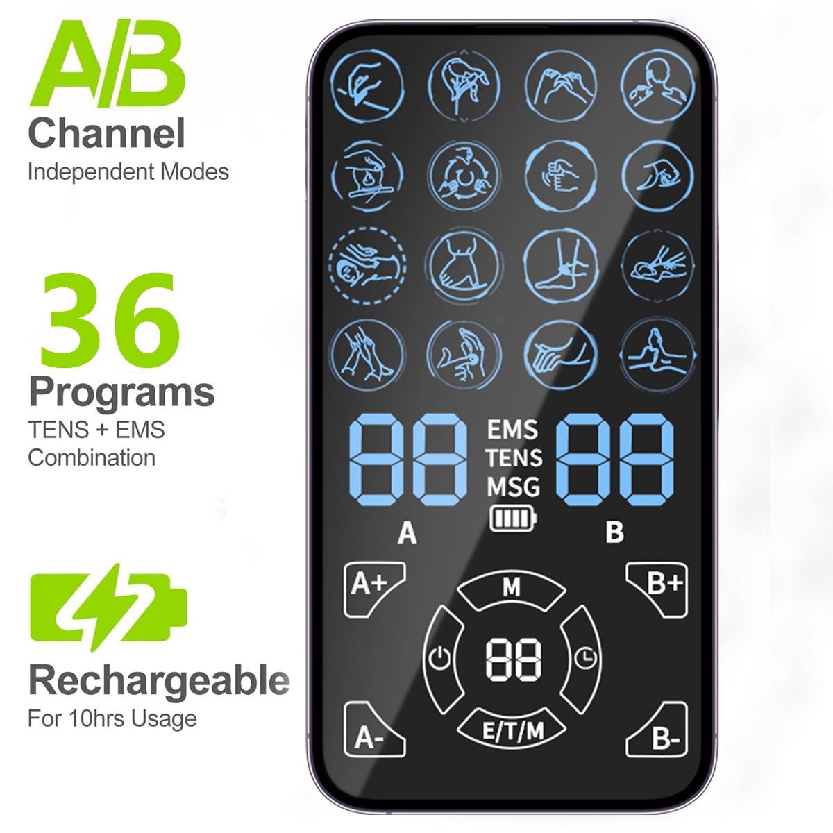 TENS Unit EMS Pain Relief Mass - Tens Pain Relief Unit reseña y precio