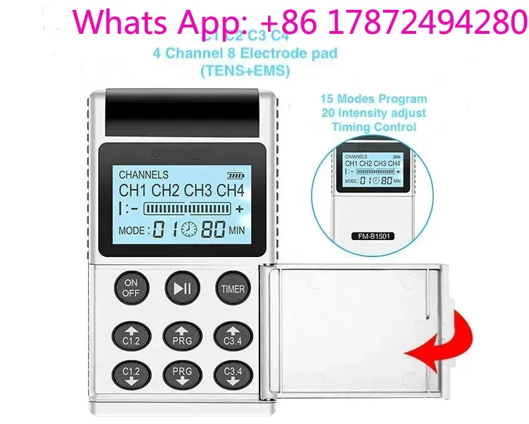 7000 4 channel 15 modes pain r - Tens Pain Relief Unit reseña y precio