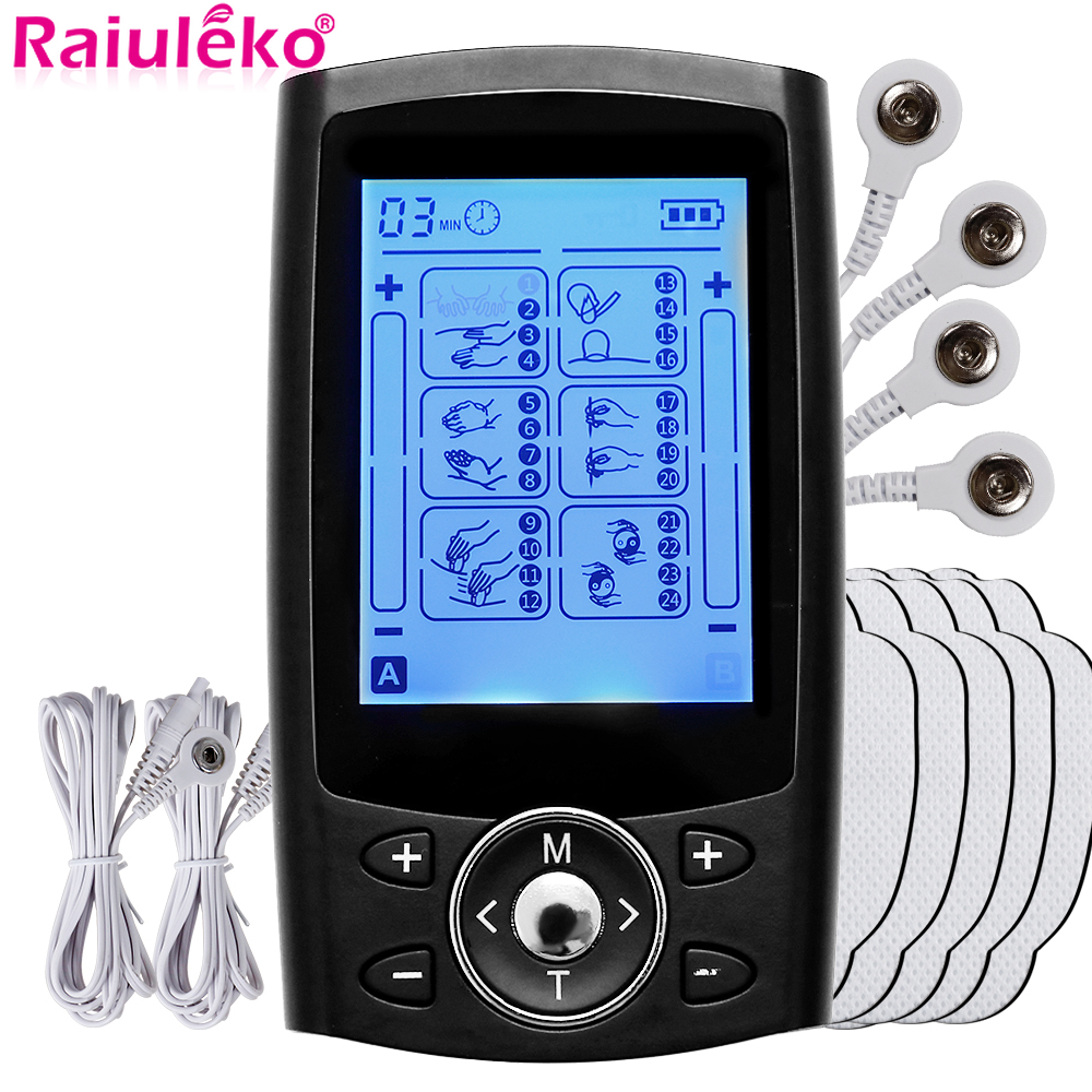 24 Modes Tens Massager EMS Mus - Tens Pain Relief Unit reseña y precio