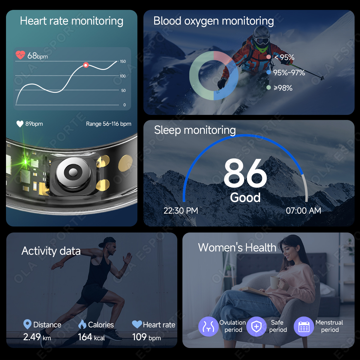 R10 Smart Ring with Charging C - Women'S Health & Wellness Center reseña y precio