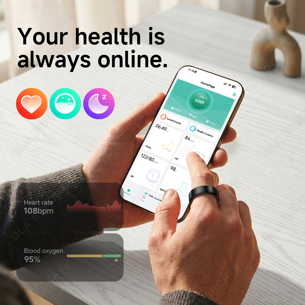 R10 Smart Ring with Charging C - Women'S Health & Wellness Center reseña y precio