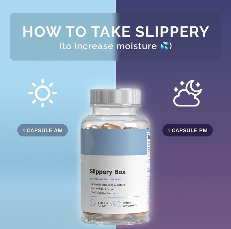 Slippery Box - 60 Capsules for - Health Wellness Day reseña y precio