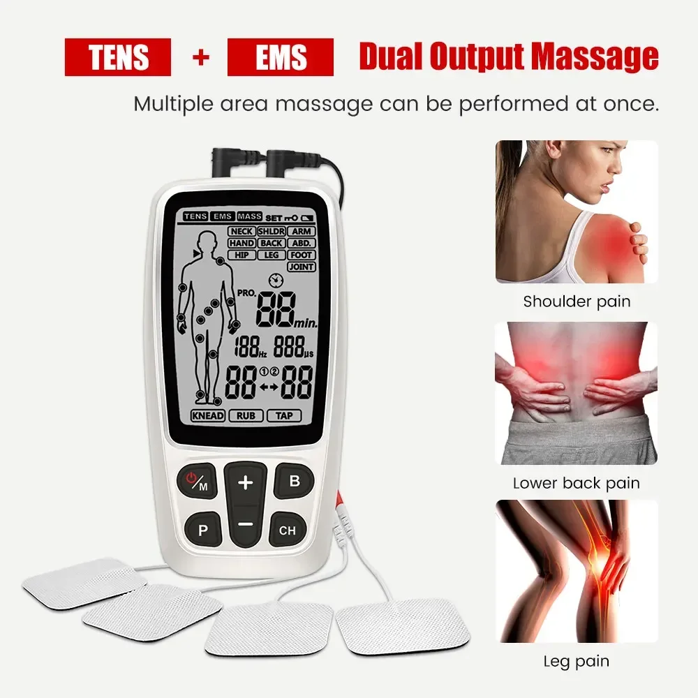 36 Modes EMS Electric Muscle S - Tens Pain Relief Unit reseña y precio