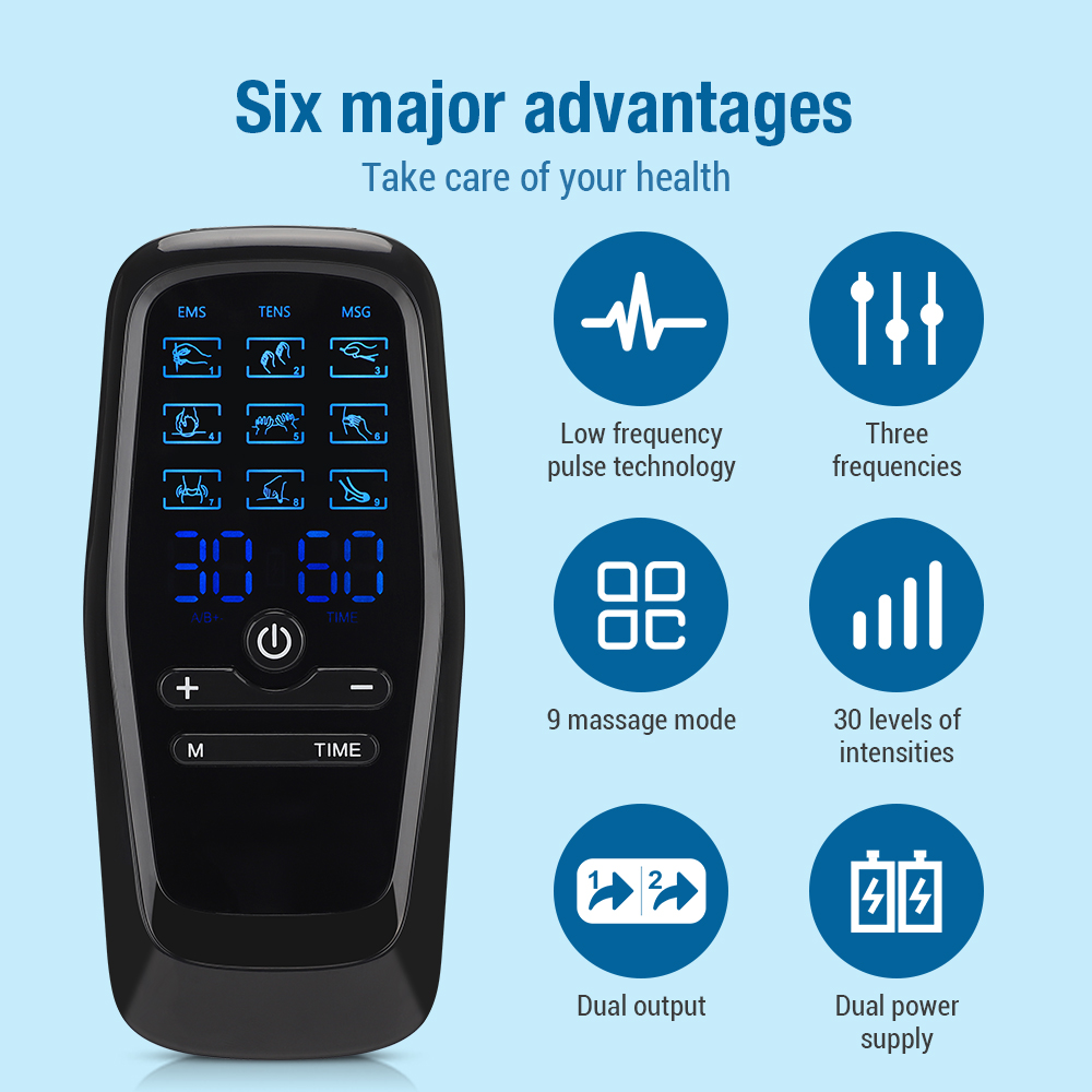 EMS Muscle Electrostimulator T - Tens Pain Relief Unit reseña y precio