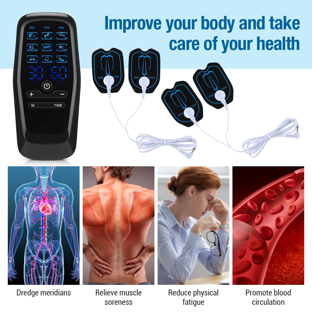 EMS Muscle Electrostimulator T - Tens Pain Relief Unit reseña y precio