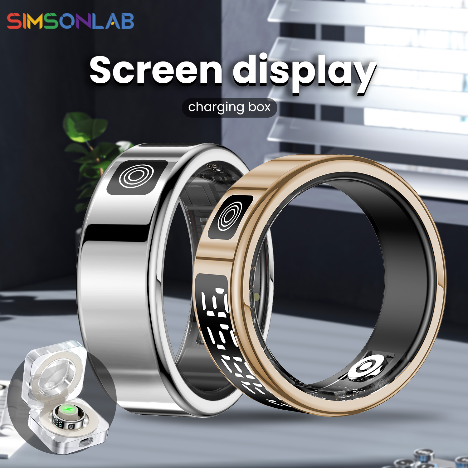 New Smart Ring SR08 LED Displa - Women'S Health & Wellness Center reseña y precio