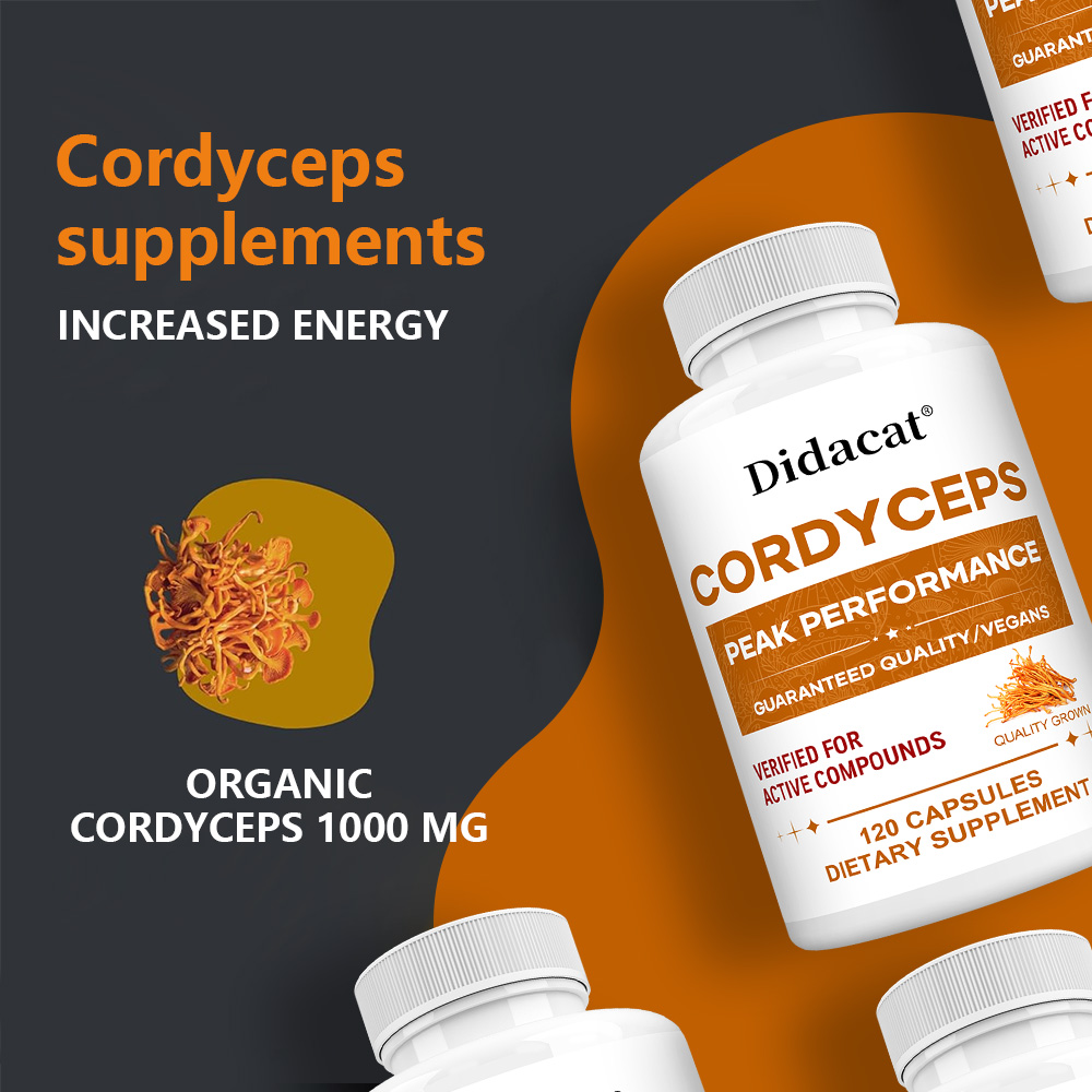 Cordyceps Mushroom Capsules 10 - Health Wellness Day reseña y precio