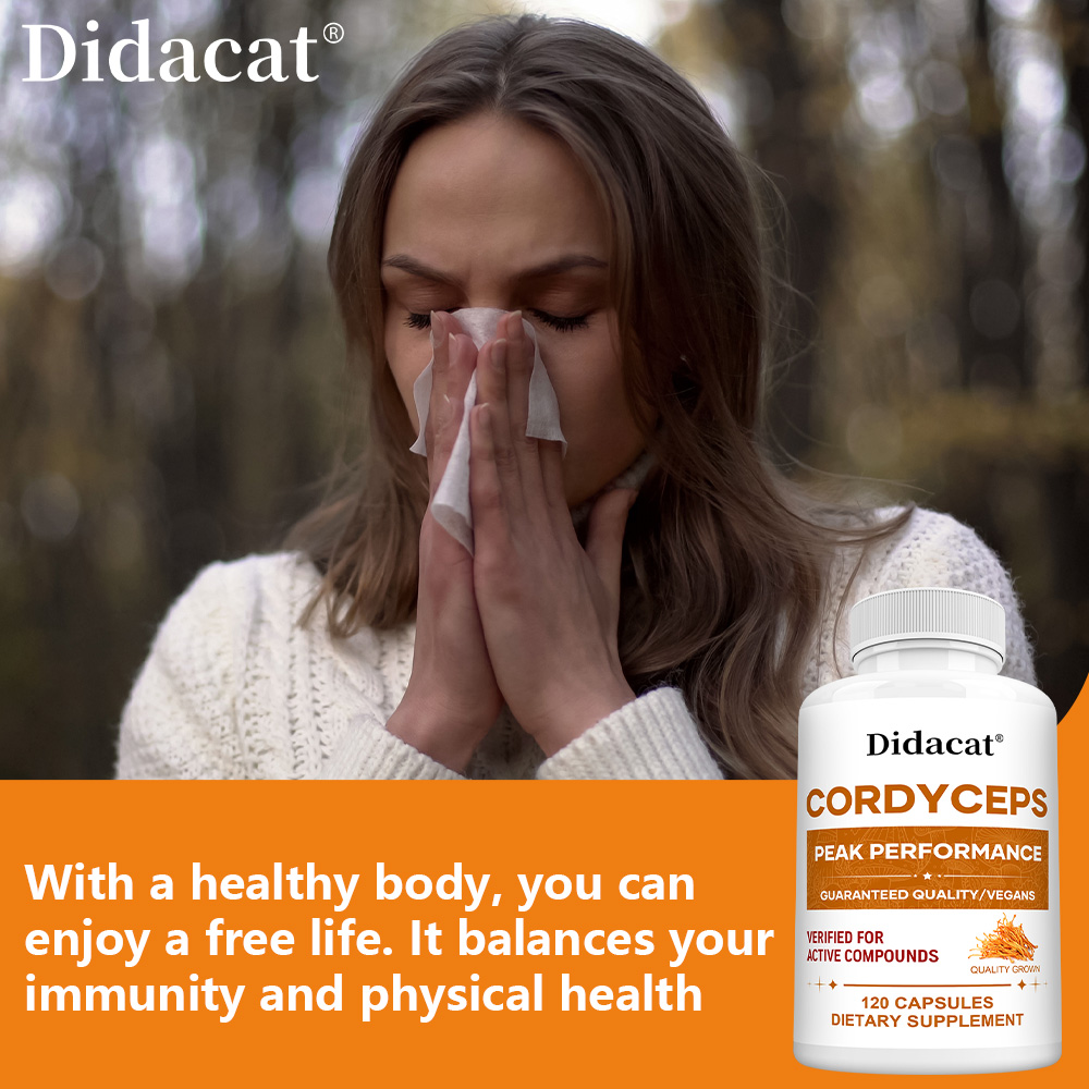 Cordyceps Mushroom Capsules 10 - Health Wellness Day reseña y precio
