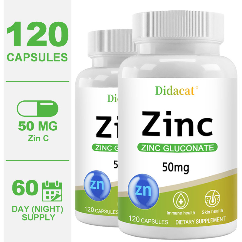Zinc 50 Mg - with Zinc Glucona - Health Wellness Day reseña y precio